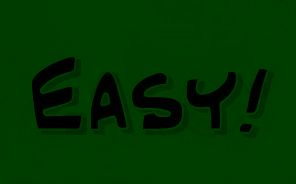 Logo - Easy! - schwarz-grün